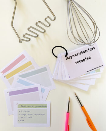 Inspiratiekaartjes recepten